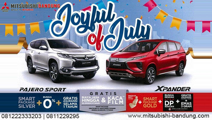 Promo Mitsubishi Xpander dan Pajero Sport Juli 2019