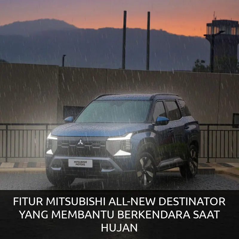 FITUR MITSUBISHI ALL-NEW DESTINATOR YANG MEMBANTU BERKENDARA SAAT HUJAN