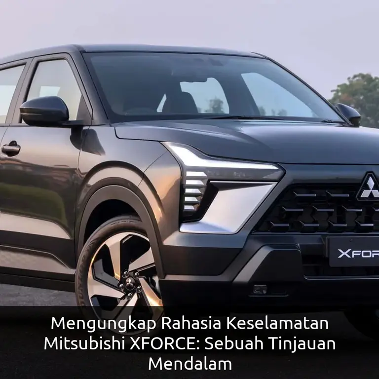 Mengungkap Rahasia Keselamatan Mitsubishi XFORCE: Sebuah Tinjauan Mendalam