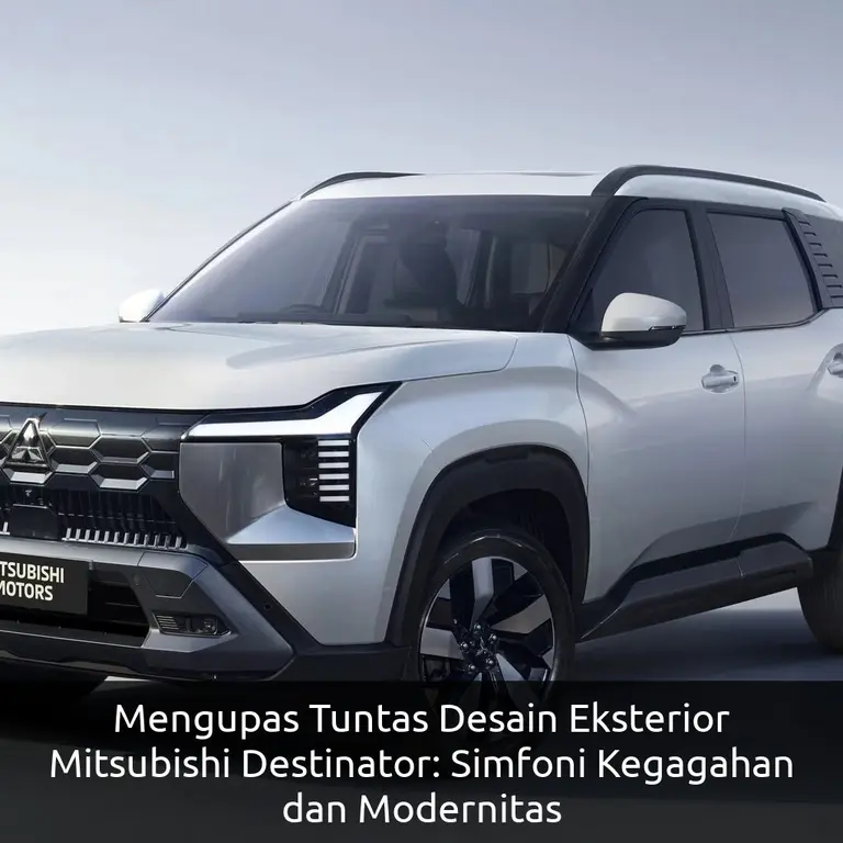 Mengupas Tuntas Desain Eksterior Mitsubishi Destinator: Simfoni Kegagahan dan Modernitas