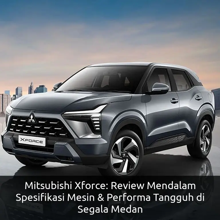 Mitsubishi Xforce: Review Mendalam Spesifikasi Mesin & Performa Tangguh di Segala Medan